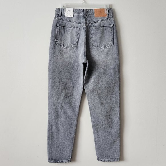 Zara Gray Distressed Women Jeans - Picture 4 of 9
